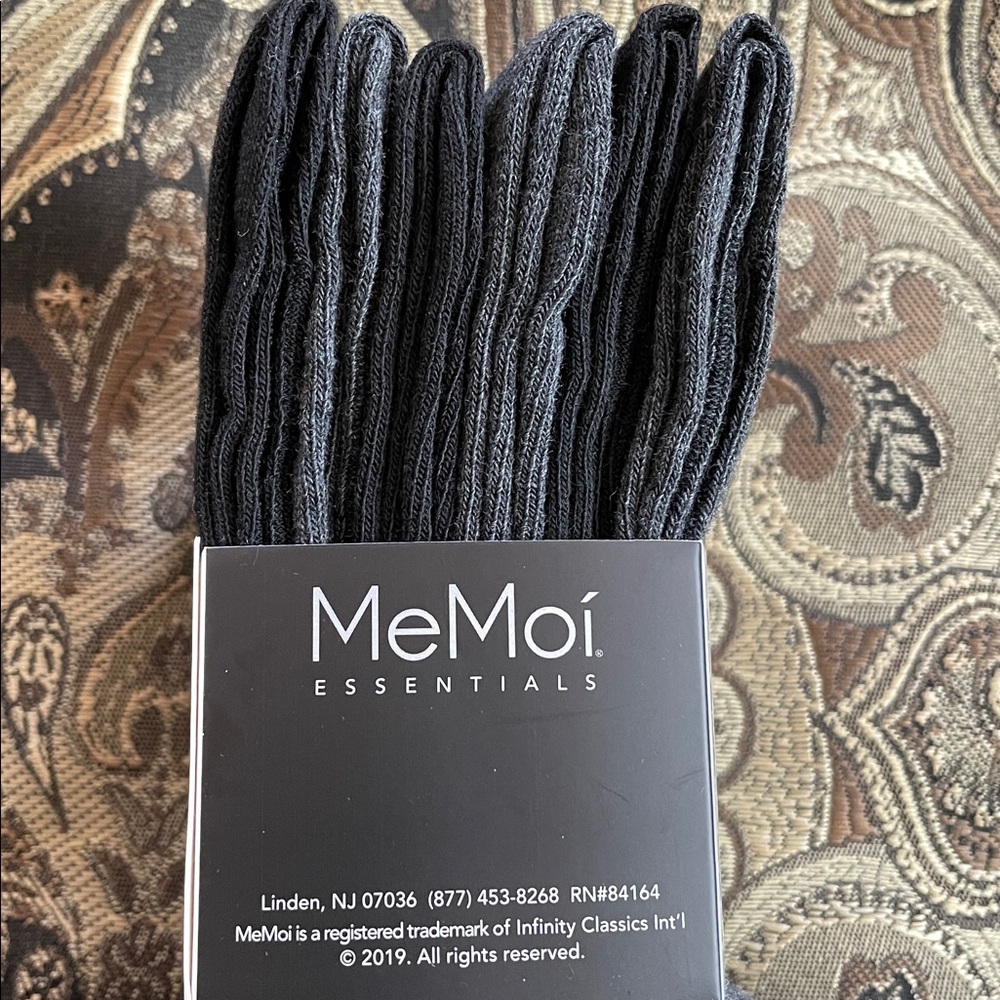MeMoi Essentials 6 pairs of black and grey crew socks. - Picture 5 of 7